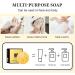 24K Gold Natural Soap - Handmade Cleanser for Face & Body - Exfoliating Moisturizing and Anti-Aging - Organic Tender Complexion - Clean Skin Reduce Pore Dirt - Buy Online on GoSupps.com