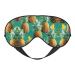 Psych Pineapple Quotes Print Unisex Sleep Mask Double-Sided Eye Mask Ideal for Sound Sleep and Skin Care