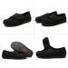 Men's/Women's Diabetic Slippers - Comfortable, Wide Width, Lightweight & Adjustable Closure - Black - Size 8.5 - Buy Online on GoSupps.com