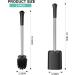 SetSail Compact Size Toilet Bowl Brush and Holder - 2 Pack Toilet Cleaner Scrubber for Bathroom Deep Cleaning - Space Saving Storage Solution - Buy Online on GoSupps.com