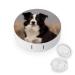 Contact Lens Case Border Collie Portable Travel Contact Lens Box Contact Lens Storage Box