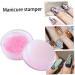 Tossens Pink Nail Art Stamper - Soft Tool for French Smile Line & DIY Nail Decoration - Buy Online on GoSupps.com