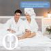 Buy Karells Disposable Terry Slippers - White Hotel & Spa Slippers Set (3 Pairs + 3 Compressed Towels) - Non-Slip Universal Size for Home & Guests - Buy Online on GoSupps.com