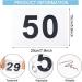 Extpro Running Bib Competitor Numbers with Safety Pins  Tearproof Waterproof Running Numbers Paper Tags 5.9" x 7.9" for Marathon Sports Games Races Events (1-100) - Buy Online on GoSupps.com