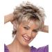Chic women short wig - a (100% human hair) women real hair wig cosplay party wig charming and fashionable wave -shaped queen (c)