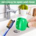 5 Pack Travel Toothbrush Head Covers - Toothbrush Protector for Household, Travel, Camping, Bathroom - Red Green Yellow Grey White - Buy Online on GoSupps.com