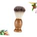 Doitool Badger Hair Beard Brush & Shaving Tool - Men's Wooden Bristle Razor Brush for Cleaning & Grooming | Soft Fur Neck Dust Brush - Buy Online on GoSupps.com