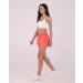 ODODOS Women's High Waisted 2-in-1 Workout Shorts with Pockets - Coral, Large - Buy Online on GoSupps.com