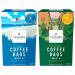 Ground Coffee Bundle With Taylors of Harrogate Roasted Ground Coffee Bags Pack 10's Rich Italian with Decaf (2 Pack)