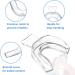 VIKSAUN 10-Piece Teeth Whitening Mouth Trays for Grinding, Snoring & Bruxism - Sleep Aid Solution - Buy Online on GoSupps.com