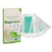 20 pieces of wax strips gentle wax strips for facial and body hair removal for dry skin safe deeply cleaning wax strip paper