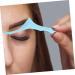 Angoily Makeup Tools and Accessories Brow Stencil Eyebrow Shaper Beauty Tools Eyebrow Trimming Blindfold 17.3x5.9cm Blue - Buy Online on GoSupps.com