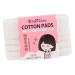 DOITOOL 2 1 Cotton Pads Face Wipes Makeup Removing Wipes Cleaning Tool Facial Puff Disposable Beauty Accessories Makeup Tool Makeup Cotton Wet Wipes Towel Skin Care White 5.8X5.3CM White