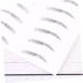 FOMIYES 4 Sheets Pairs Makeup Stickers Makeup Decals Eyebrow Faux Eyebrow Cosmetic Woman Stencil Water-based - Buy Online on GoSupps.com
