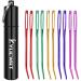 KYUEWRT 10Pcs Yarn Darning Tapestry Needle,Large Big Eye Weaving Needle Bent Needles with Aluminum Storage Tube