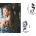 Indian Dream Catcher Feather Mermaid Half Arm Sleeve Waterproof Temporary Tattoos - 15 Sheets for Girls, Women, Quinceanera, Masquerade - Buy Online on GoSupps.com