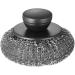 Stainless Steel Scrubber - Stainless Steel Scrubber Dish Brush Portable Metal Scrubber Pot Scrubbers for Iron Pots Barbecue Grills Black - Buy Online on GoSupps.com
