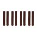 perfk 4 Pairs Eyeglass Temple Tip Sleeve Holders Eyeglass Ear Pads Temple Pads Non-Slip Eyeglass Holder Cushions for Eyeglasses BROWN
