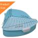 Hamiledyi Bunny Litter Pet Toilet Potty Trainer Corner Pan - Small Animal Bedding Box (White/Blue) - Buy Online on GoSupps.com