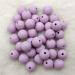 100pcs Lilac Purple 15mm Silicone Round Beads - DIY Jewelry Making Supplies - Buy Online on GoSupps.com