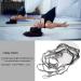 Aerial Yoga Hammock Set 5M x 2.8M | 5.5 Yards Silk Swing with 2000 Ibs Load - Blue | Includes Daisy Chain & Pose Guide | Aerial Pilates Equipment - Buy Online on GoSupps.com