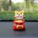 ORFOFE Kids Playset 2 Pcs Year of The Tiger Bobble Head Ornament Red Resin Office Cute The Sign Children Toys Redx2pcs 6X6X9.5CMx2pcs - Buy Online on GoSupps.com