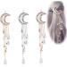 minkissy Bridal Hair Clip Headwear for Women Tiara for Girls Crystal Charms Hair Clip Tassel Hair Pin Bead Tassel Barrette Hair Accessories Tassel Drop Hair Clip Moon Hair Barrette Headgear - Buy Online on GoSupps.com