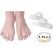 4x Silicone Gel Toe Separator for Hammer Toe & Hallux Valgus Correction | Comfortable Foot Pain Relief - Buy Online on GoSupps.com