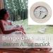 Doengdfo Wooden Sauna Thermometer & Hygrometer - Elegant Birch Alder & Aspen Sauna Accessory - Buy Online on GoSupps.com