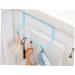 Hohopeti Wall Towel Rack Towel Bar Towel Hanger Towel Racks Clothes Hanger Sundries Hanging Multipurpose Medium Blue