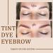 Reddhoon Eyebrow Tint Dye Kit Long Lasting Brow Dye Cream for Eyebrow Tinting Semi Permanent Eyebrow Dye Kit with Brush Makeup Tools for Professional and Beginner 02# Maroon - Buy Online on GoSupps.com