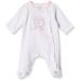 Little Me Baby Girls' Side Snap Footie 0 Months Pink Print