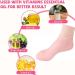 Silicone Moisturizing Socks for Women Foot Mask Peel Socks for Dry Cracked Feet and Hard Skin Removal Gel Socks for SPA Beach Gift (Pink) - Buy Online on GoSupps.com