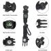 Ultimate Paracord Survival Bracelet Kit for Men - Orange | Flint Compass Thermometer LED Light & Multi-Tool | Perfect for Outdoor Adventures - Buy Online on GoSupps.com