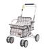 Shopping Cart Elderly Scooter Folding Seat Can Take Four-Wheeled Shopping to Groceries Help Push Small Scooter Elderly Cart