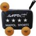 MAPOL 2 Pack 4 Star Professional Ping Pong Paddle Set with Carry Case - Advanced Training Table Tennis Rackets - Buy Online on GoSupps.com