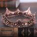Gold Crystal Wedding Crown Tiara for Women & Girls - Style 4 - Buy Online on GoSupps.com