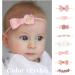 8 Pcs Baby Girls Soft Nylon Bow Headbands - Cute Flower Hair Accessories for Newborns to Kids - Buy Online on GoSupps.com