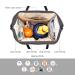 Pipibear Diaper Backpack - Large Capacity Black Nappy Bag with Changing Mat | Ideal for Travel & Baby Care - Buy Online on GoSupps.com