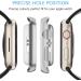 COMMUTER 3 Pack Privacy Screen Protector for Apple Watch 8/7 45mm - Hard PC Ultra-Thin Case with Anti-Peeping Tempered Film - Black/Clear/Blue - Buy Online on GoSupps.com