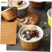 Zerodeko Salad Bowl Kitchen Rice Bowl Round Cake Stand Ice Cream Cup Oatmeal Bowl Ceramic Bowl Fruit Cake Cup 8.5x8.5cm Chocolate - Buy Online on GoSupps.com