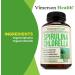 Spirulina Chlorella Green Superfood Capsules | Energy Boost, Cardio Health, Antioxidant Detox - Buy Online on GoSupps.com