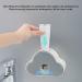 Toothpaste Squeezer Cartoon Toothpaste Holder Wall Mount No Hole Required Grey for Bathroom Orange-White - Buy Online on GoSupps.com