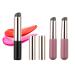 Lip Applicator Brush - 3PCS Exquisite Professional Dustproof Retractable Lip Brush - Makeup Lipstick Lip Gloss Applicators (2 Pink&Black) Style2