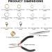 Anzlah 1200 pcs Gold & Silver Jump Rings & Lobster Clasps Fixing Kit with Pliers & Tweezers - O Rings for Jewelry Making - Buy Online on GoSupps.com