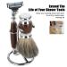 2 in 1 Portable Shaving Stand & Brush Kit - Men's Shaving Tool for Clutter-Free Grooming | International Shipping Available - Buy Online on GoSupps.com