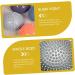 Minkissy Durian Ball - Spiky Massage Ball for Plantar Fasciitis Arm & Leg Relief | Office & Fitness Tool | 16x16x8cm Gray - Buy Online on GoSupps.com