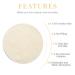 Eco-Friendly Reusable Makeup Remover Pads - Soft White | International Shipping Available - Buy Online on GoSupps.com