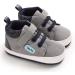 MASOCIO Baby Boy First Walking Shoes | Soft Sole Anti-Slip Prewalker 6-12 Months | Gray 1 - Buy Online on GoSupps.com