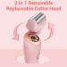 ldawu 2 in 1 Electric Shaver Razors for Women Ultraglide Pro Electric Shaver for Women Electric Shaver Wireless Bikini Trimmer (Pink) - Buy Online on GoSupps.com